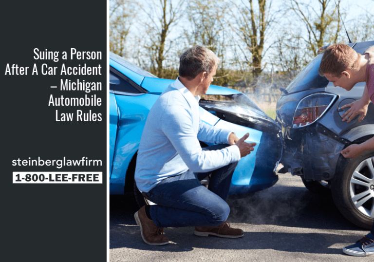 Can You Sue For A Car Accident In Michigan?