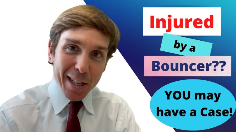 Can You Sue A Bouncer For Injury?