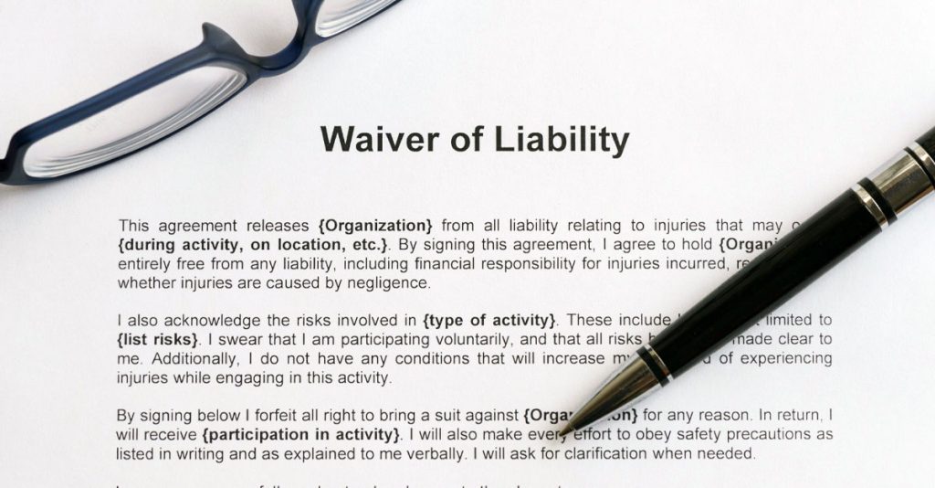 waiver liability tampa accident lawyer