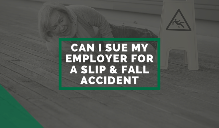 Can I Sue My Employer For A Slip And Fall?