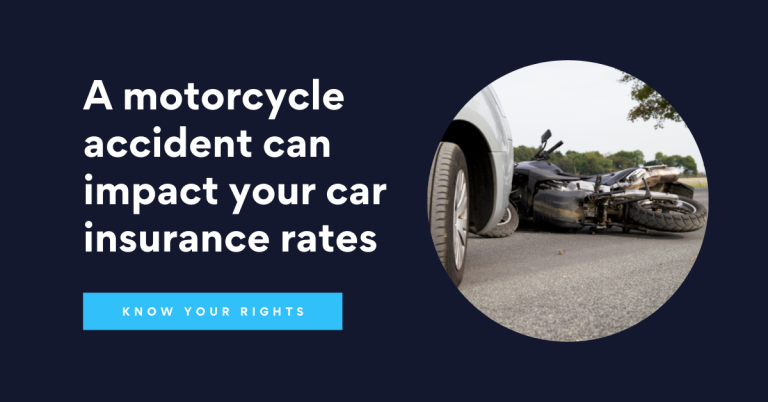 Does A Motorcycle Accident Affect Car Insurance?