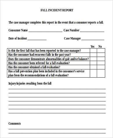 How To Write A Slip And Fall Incident Report?