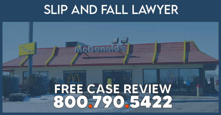 Who To Sue When Slip And Fall In Mcdonalds?