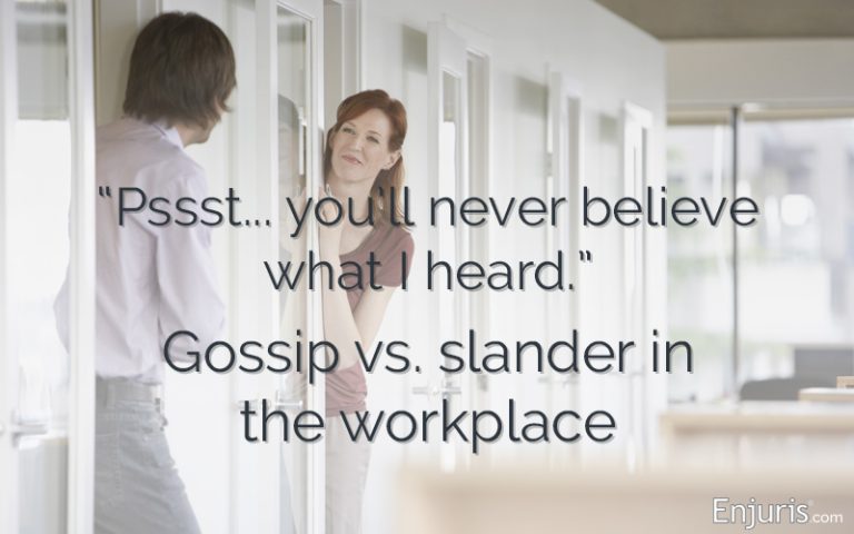 Can You Sue For Slander In The Workplace?